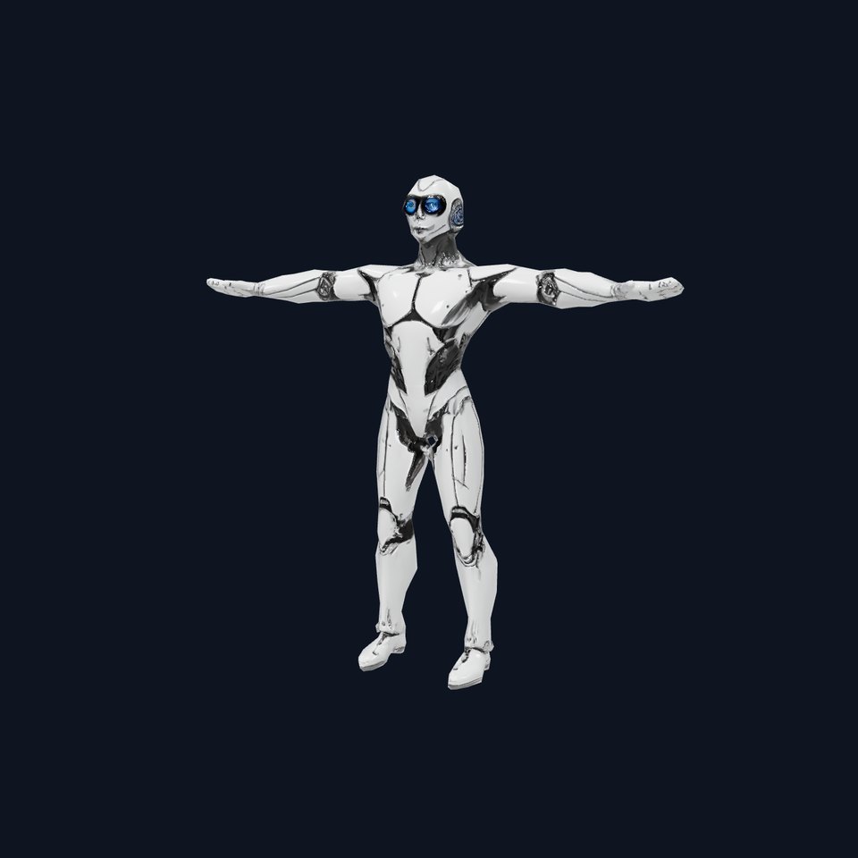 Futuristic Robot Model Pack with Armored Design